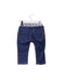 A Blue Jeans from Miki House in size 12-18M for girl. (Back View)