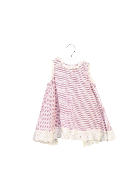 A Red Sleeveless Dresses from Neck & Neck in size 3-6M for girl. (Front View)