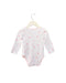 A White Long Sleeve Bodysuits from DPAM in size 12-18M for girl. (Back View)