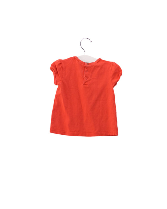 A Red Short Sleeve Tops from Little Marc Jacobs in size 6-12M for girl. (Back View)