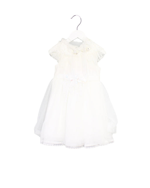 A White Sleeveless Dresses from Nicholas & Bears in size 2T for girl. (Front View)