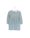 A Blue Sweater Dresses from Cyrillus in size 3-6M for girl. (Front View)