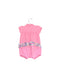 A Pink Short Sleeve Rompers from Ralph Lauren in size 3-6M for girl. (Back View)