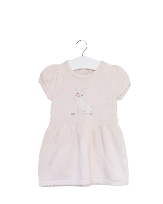 A Pink Sweater Dresses from Janie & Jack in size 3-6M for girl. (Front View)