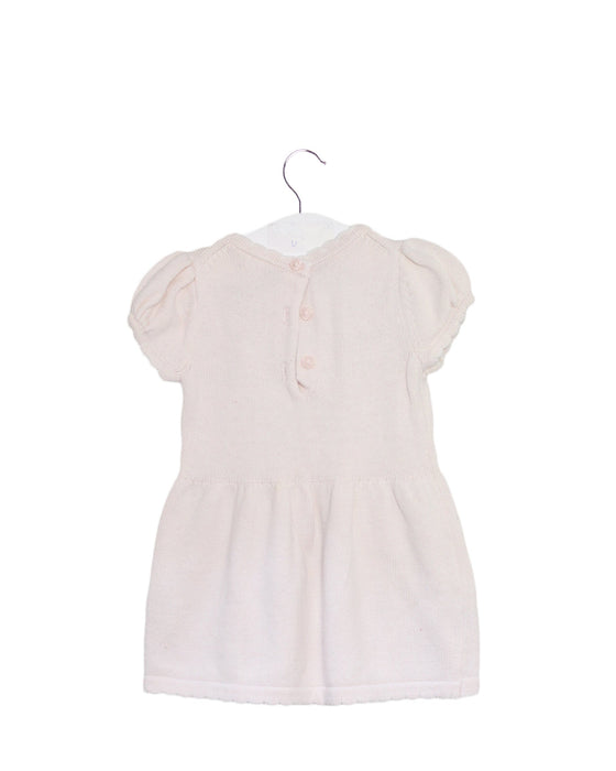 A Pink Sweater Dresses from Janie & Jack in size 3-6M for girl. (Back View)