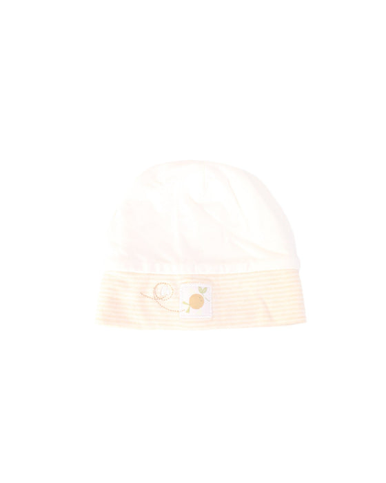 A Beige Beanies from Natures Purest in size 0-3M for neutral. (Front View)