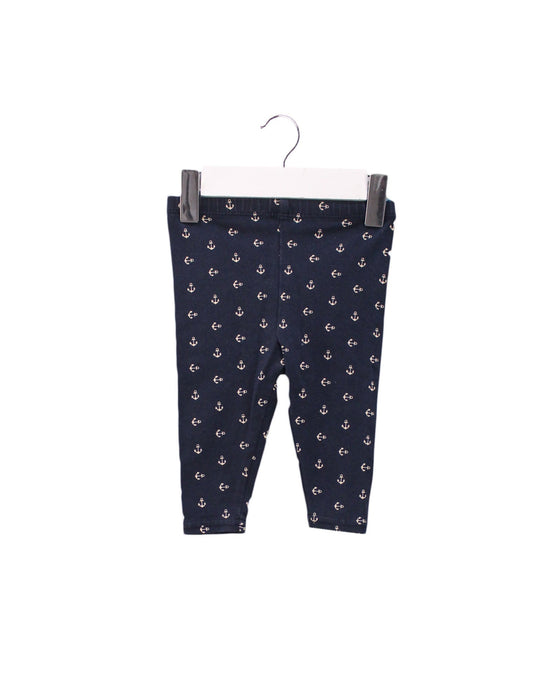 A Navy Leggings from Ralph Lauren in size 3-6M for girl. (Front View)