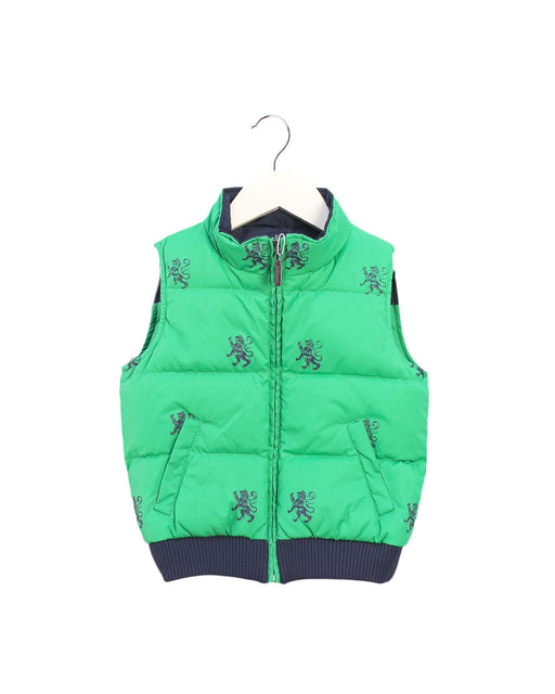 A Green Outerwear Vests from Nicholas & Bears in size 6-12M for boy. (Front View)