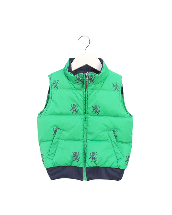 A Green Outerwear Vests from Nicholas & Bears in size 6-12M for boy. (Front View)