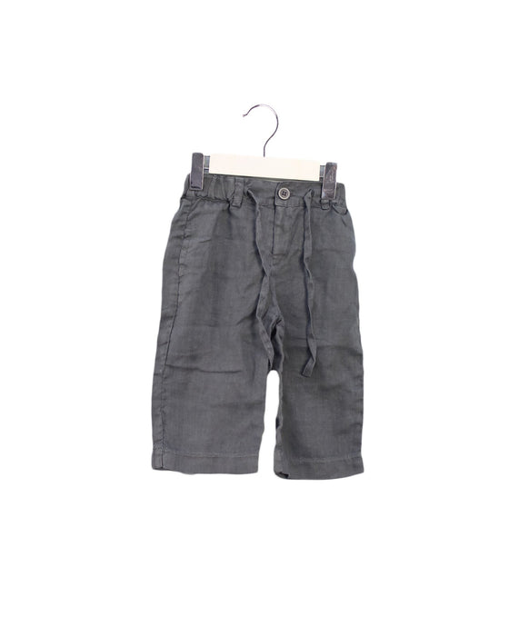 A Green Casual Pants from Seed in size 6-12M for boy. (Front View)