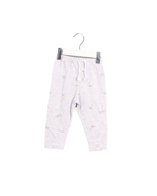 A Grey Casual Pants from The Little White Company in size 6-12M for boy. (Front View)