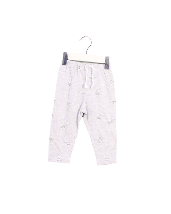 A Grey Casual Pants from The Little White Company in size 6-12M for boy. (Front View)