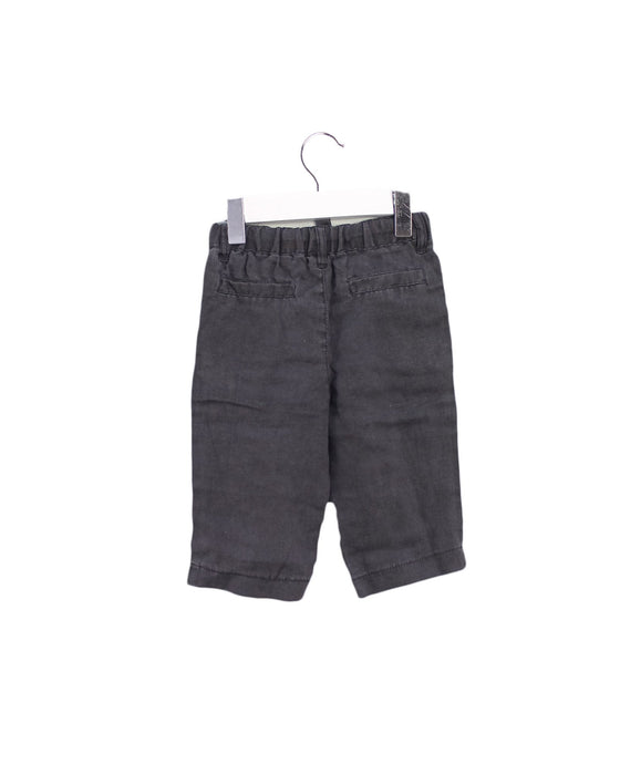 A Grey Casual Pants from Seed in size 6-12M for boy. (Back View)