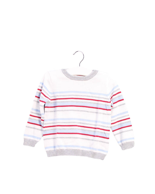 A Red Crewneck Sweatshirts from The Little White Company in size 6-12M for boy. (Front View)