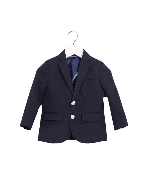A Navy Blazers from Crewcuts in size 2T for boy. (Front View)