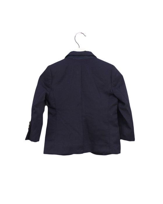 A Navy Blazers from Crewcuts in size 2T for boy. (Back View)