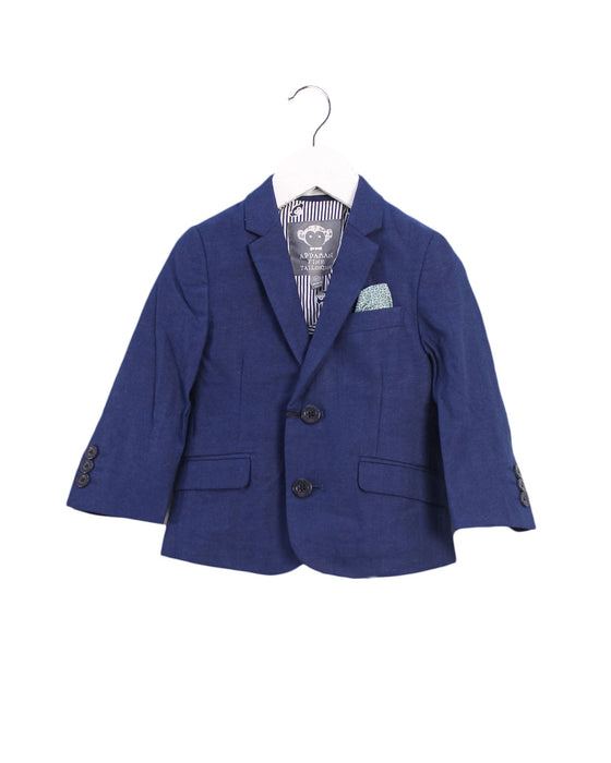 A Navy Blazers from Appaman in size 2T for boy. (Front View)