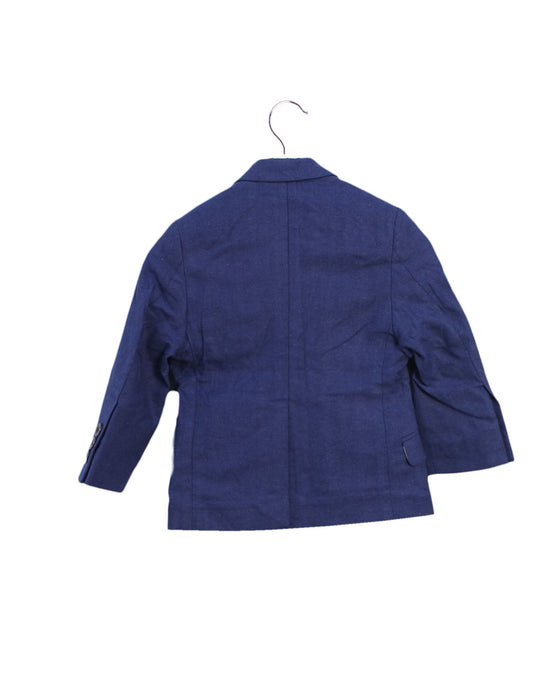 A Blue Blazers from Appaman in size 2T for boy. (Back View)