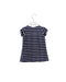 A Navy Short Sleeve Dresses from Jacadi in size 3-6M for girl. (Back View)