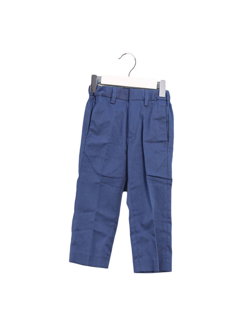 A Blue Dress Pants from Crewcuts in size 2T for boy. (Front View)