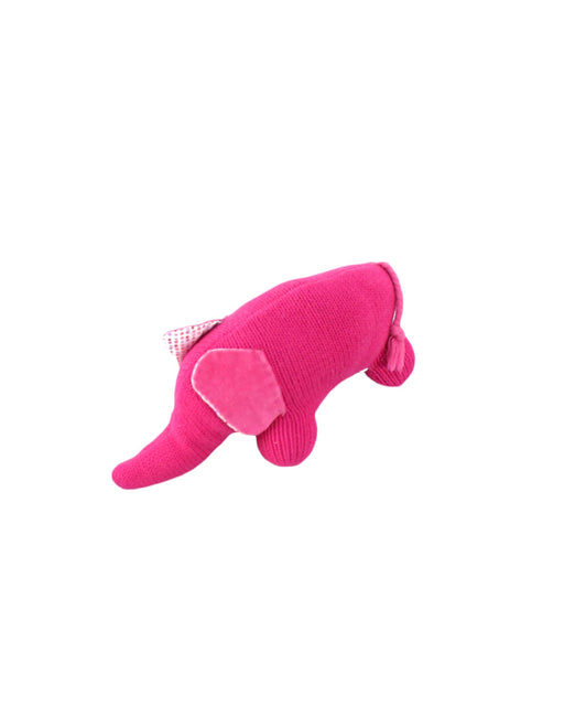 A Pink Soft Toys from and the little dog laughed in size O/S for girl. (Front View)