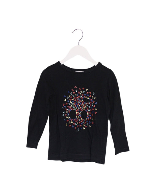 A Black Long Sleeve Tops from Bonpoint in size 3T for girl. (Front View)