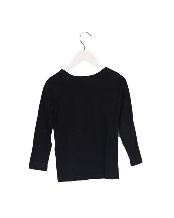A Black Long Sleeve Tops from Bonpoint in size 3T for girl. (Back View)