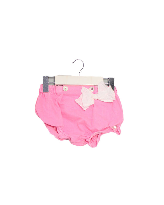 A Pink Bloomers from Nanos in size 6-12M for girl. (Front View)