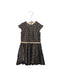 A Black Short Sleeve Dresses from PL Kids in size 3T for girl. (Front View)