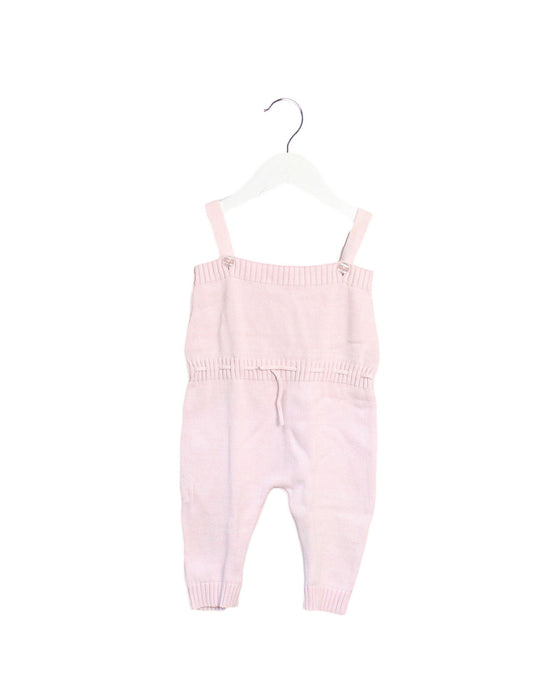 A Pink Sleeveless Jumpsuits from Seed in size 3-6M for girl. (Front View)