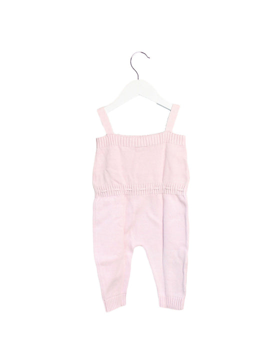 A Pink Sleeveless Jumpsuits from Seed in size 3-6M for girl. (Back View)