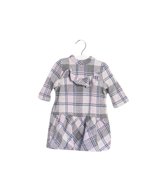 A Grey Sweater Dresses from Janie & Jack in size 6-12M for girl. (Front View)