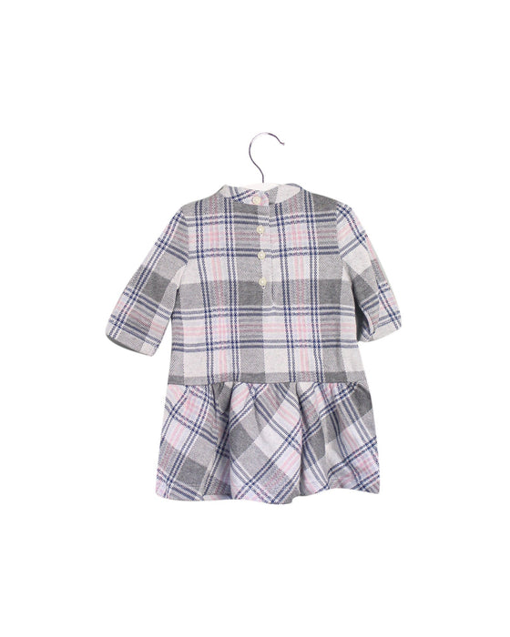 A Grey Sweater Dresses from Janie & Jack in size 6-12M for girl. (Back View)