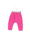 A Pink Sweatpants from Seed in size 3-6M for girl. (Front View)