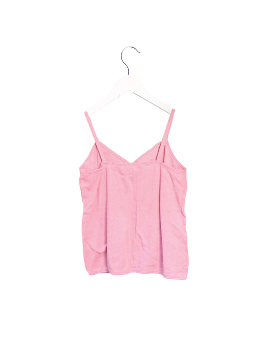 A Pink Sleeveless Tops from Jacadi in size 12Y for girl. (Back View)
