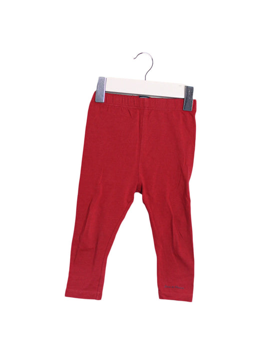 A Red Leggings from Terre De Marins in size 6-12M for girl. (Front View)