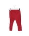 A Red Leggings from Terre De Marins in size 6-12M for girl. (Back View)