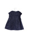 A Navy Short Sleeve Dresses from Jean Bourget in size 12-18M for girl. (Back View)