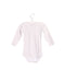 A Pink Long Sleeve Bodysuits from Petit Bateau in size 6-12M for girl. (Back View)