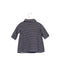 A Navy Long Sleeve Dresses from Petit Bateau in size 3-6M for boy. (Back View)