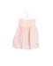 A Pink Sleeveless Dresses from Petit Bateau in size 3-6M for girl. (Front View)