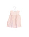 A Pink Sleeveless Dresses from Petit Bateau in size 3-6M for girl. (Front View)