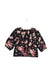 A Black Long Sleeve Tops from Bonpoint in size 6-12M for girl. (Front View)