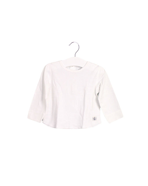 A White Long Sleeve Tops from Petit Bateau in size 6-12M for neutral. (Front View)