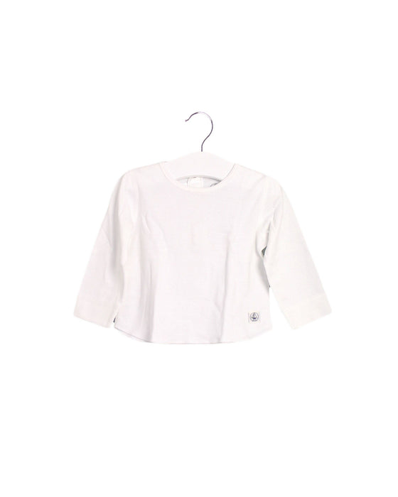 A White Long Sleeve Tops from Petit Bateau in size 6-12M for neutral. (Front View)