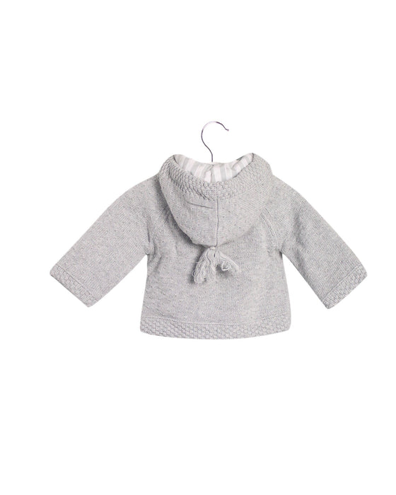 A Grey Cardigans from Tartine et Chocolat in size 0-3M for boy. (Back View)