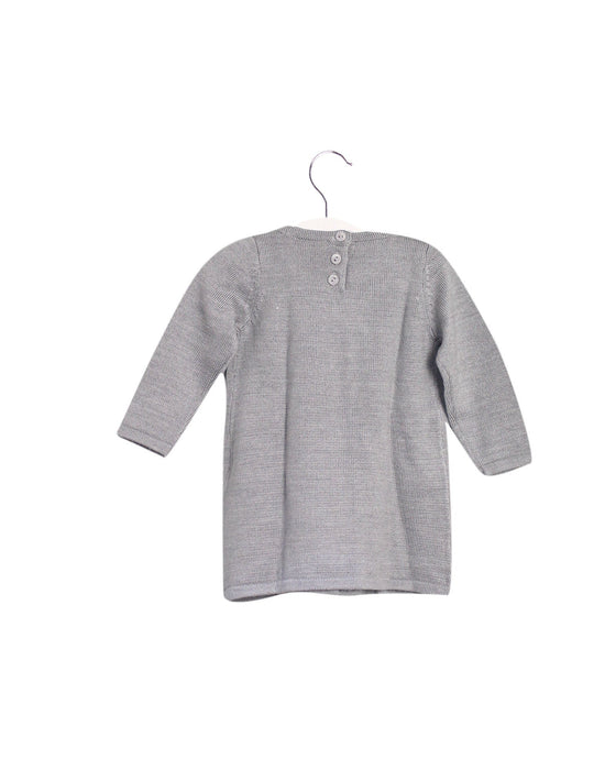 A Grey Sweater Dresses from Liu Jo in size 3-6M for girl. (Back View)