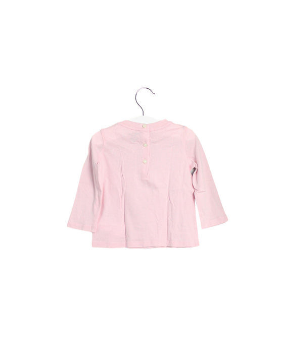 A Pink Long Sleeve Tops from Ralph Lauren in size 3-6M for girl. (Back View)