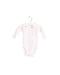 A White Long Sleeve Bodysuits from Jacadi in size 3-6M for girl. (Front View)