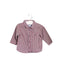 A Red Shirts from Petit Bateau in size 3-6M for boy. (Front View)